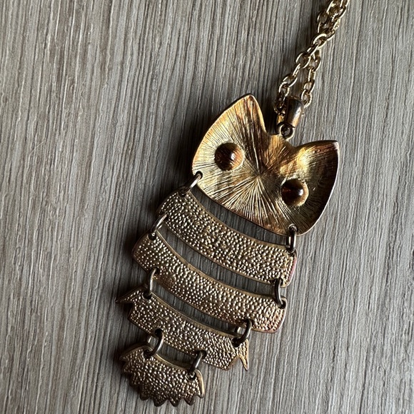 Metal Owl Pendant - Multi-Colour, 2” - Picture 4 of 7